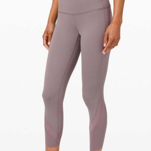 EUC Lululemon Wunder Under Crop High-Rise Scallop Full-On Luxtreme 23"